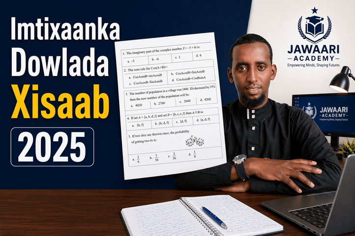 Xisaab Imtixaanka Dowlada 2025